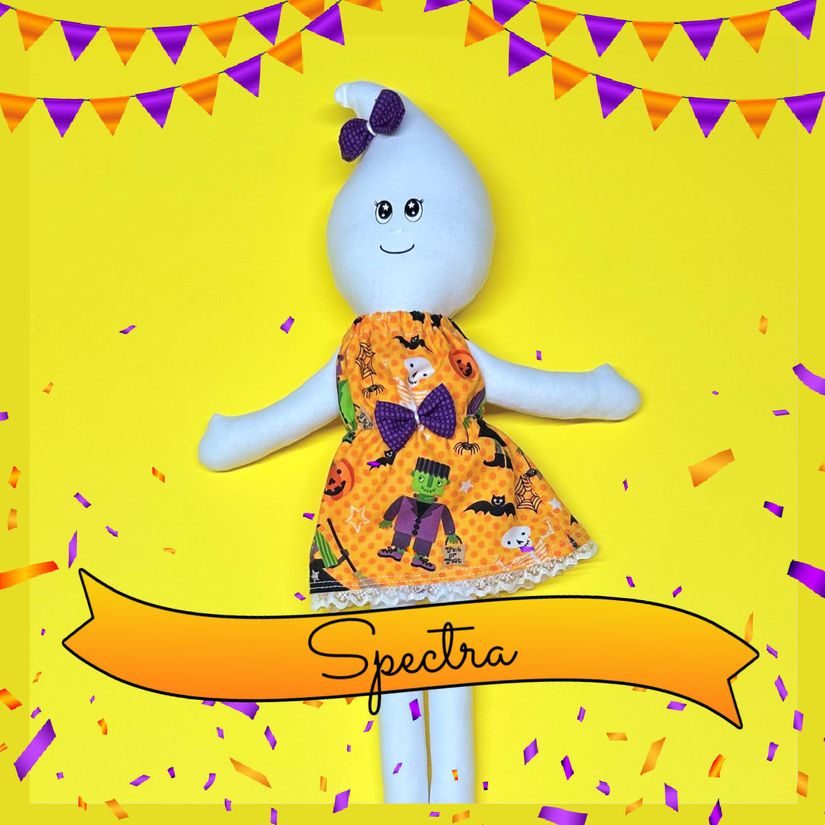 Spectra, la fantôme- poupée de chiffon 12po