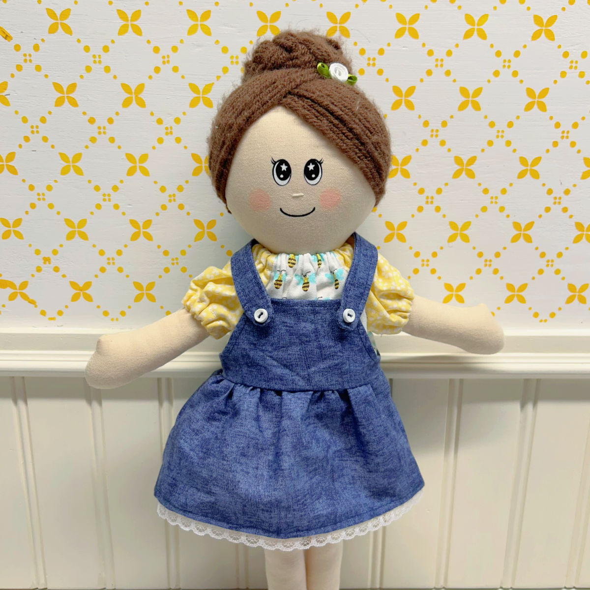 Ensemble jumper Petite abeille - vêtement de poupées
