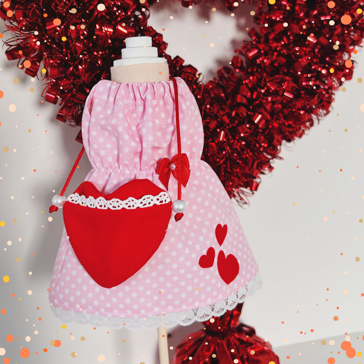Robe St-Valentin3 - vêtement de poupées
