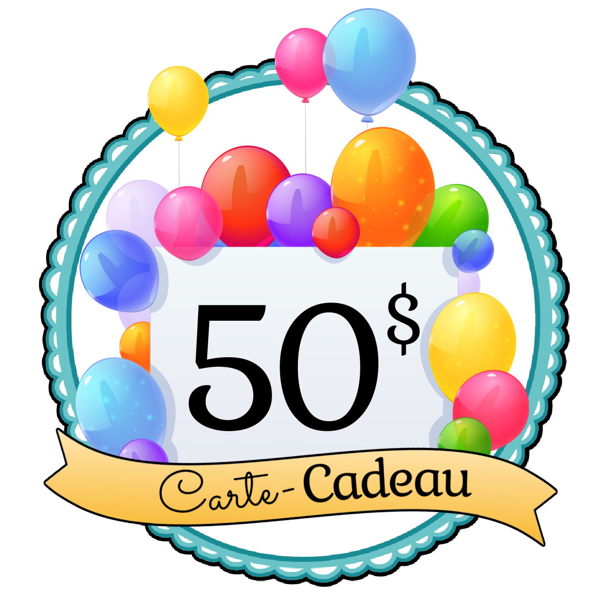 Carte-Cadeaux Étincelles et moi - 50$