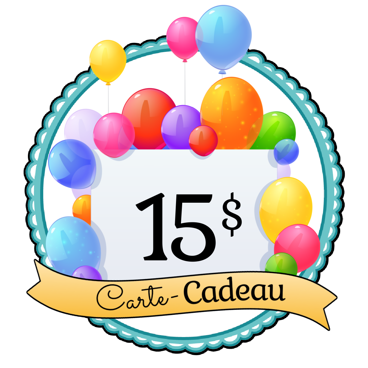 Carte-Cadeaux Étincelles et moi - 15$