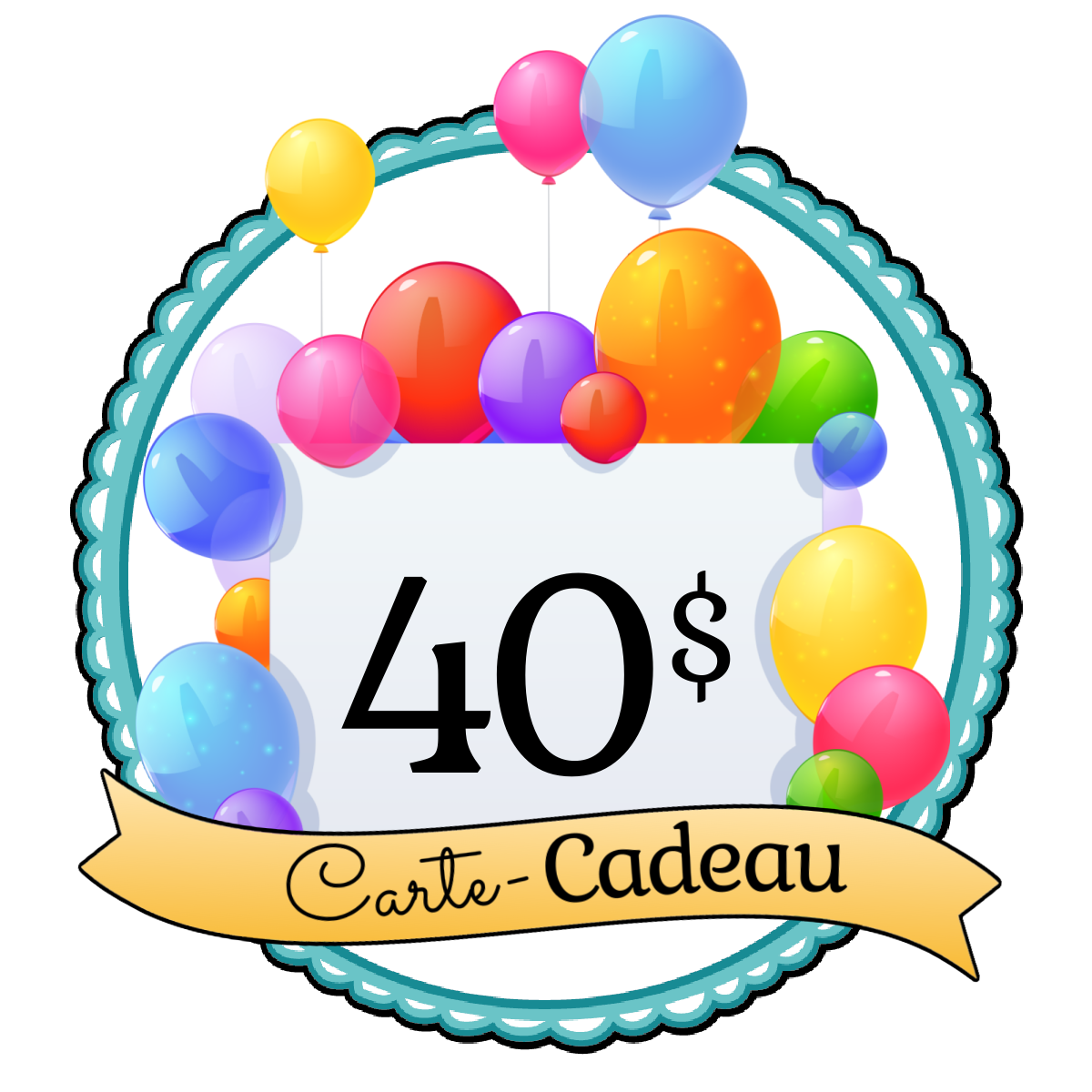 Carte-Cadeaux Étincelles et moi - 40$