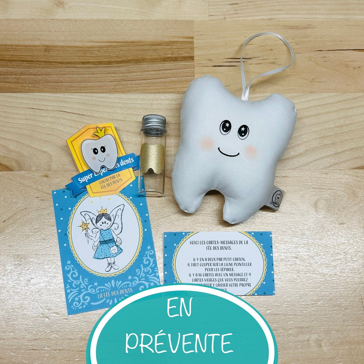 Ensemble de coussin de fée des dents