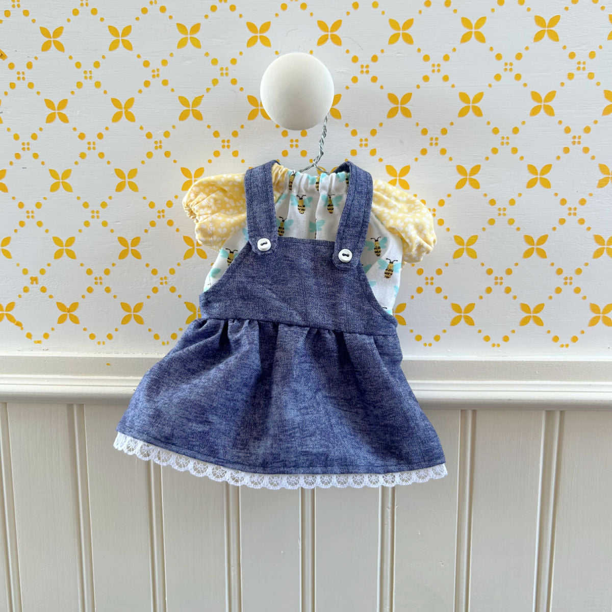 Ensemble jumper Petite abeille - vêtement de poupées