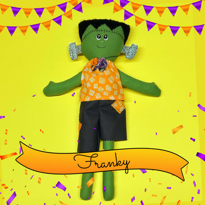 Costume de poupée Frankenstein pour l'Halloween