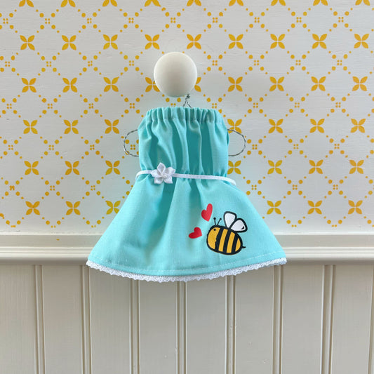 Robe 6 Petite abeille - vêtement de poupées