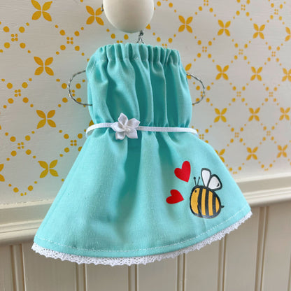 Robe 6 Petite abeille - vêtement de poupées